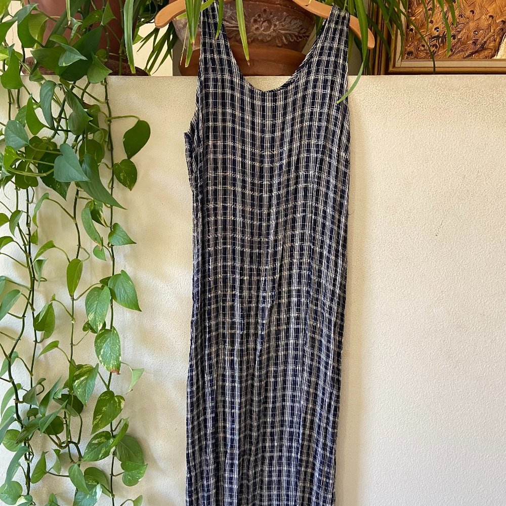 Vintage Plaid Slip Dress